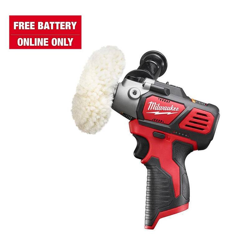 Pulidora / Lijadora inalámbrica de velocidad variable Milwaukee M12 de 12V de iones de litio (solo herramienta) - 2438-20