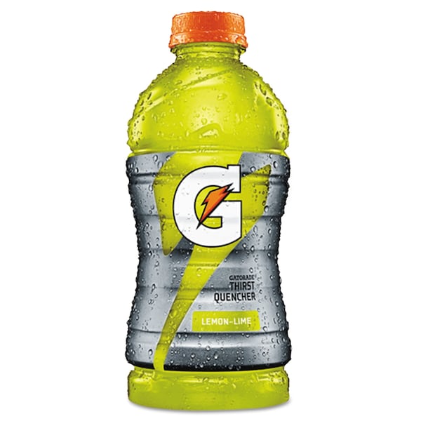 Gatorade G-Series Perform 02 Thirst Quencher Lemon-Lime, 20 oz Bottle, PK24 - 30003