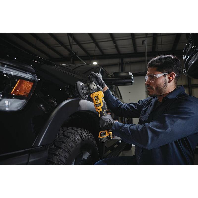DEWALT 20V MAX XR Pulidora Orbital Aleatoria Inalámbrica sin Escobillas de 5 pulgadas con Velocidad Variable (Herramienta Solamente) - DCM848B