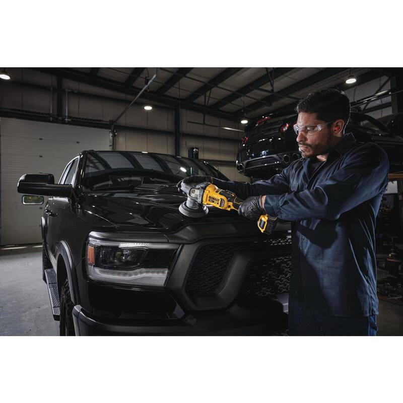 DEWALT 20V MAX XR Pulidora Orbital Aleatoria Inalámbrica sin Escobillas de 5 pulgadas con Velocidad Variable (Herramienta Solamente) - DCM848B