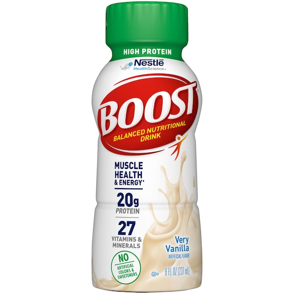 Boost Boost High Protein Vanilla Nutritional Beverage 8 fl. oz., PK24 - 00041679941362