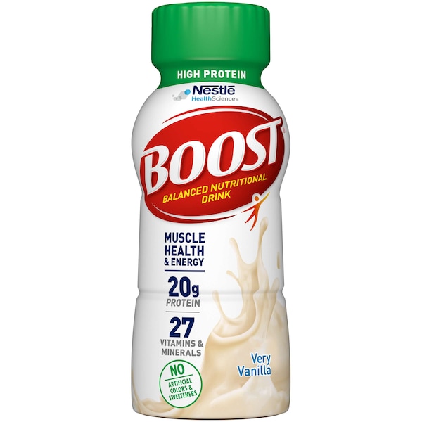 Boost Boost High Protein Vanilla Nutritional Beverage 8 fl. oz., PK24 - 00041679941362