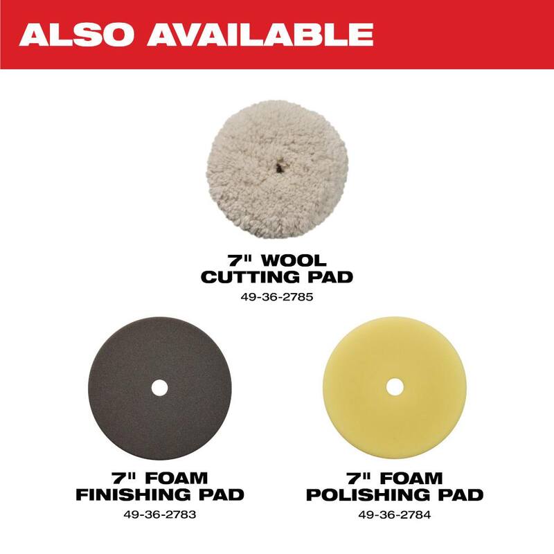 Kit pulidor DA inalámbrico sin escobillas de 15 mm Milwaukee M18 FUEL 18V de ion de litio con (2) baterías M18, cargador y estuche - 2684-22HD