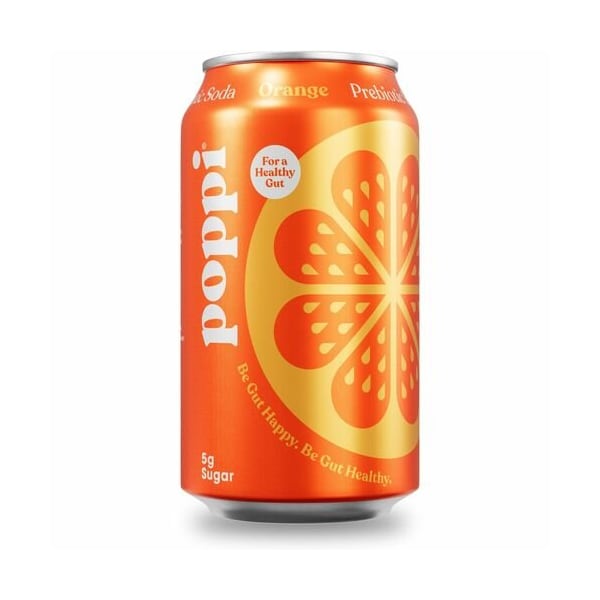 Poppi Soda, Prebiotic, Orange Flavor, OE - POI50003