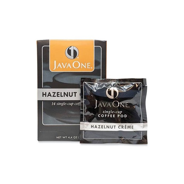 Java Trading Co. Java One, Coffee Pods, Hazelnut Creme, Single Cup, 14PK - 70500