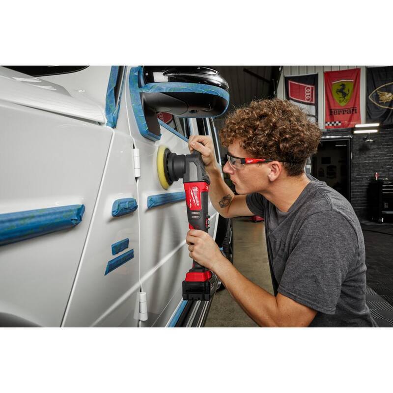 Milwaukee M18 FUEL 18-Volt Lithium-Ion Brushless Cordless 15 mm DA Polisher with 6.0 Ah High Output Battery - 2684-20-48-11-1865