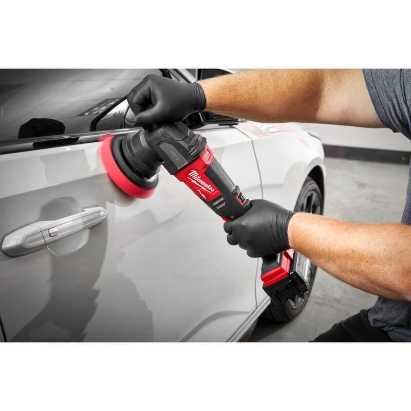 Milwaukee M18 FUEL 18-Volt Lithium-Ion Brushless Cordless 15 mm DA Polisher with 6.0 Ah High Output Battery - 2684-20-48-11-1865