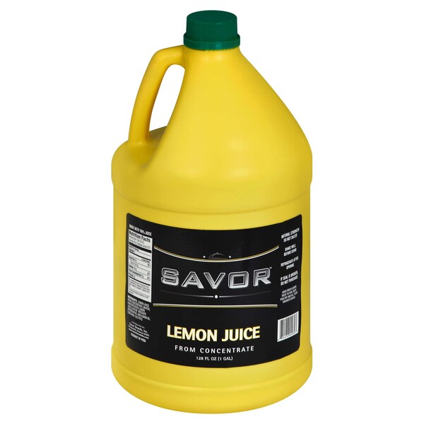 Savor Imports Savor Imports Lemon Juice - 1 gal., PK4 - 538604