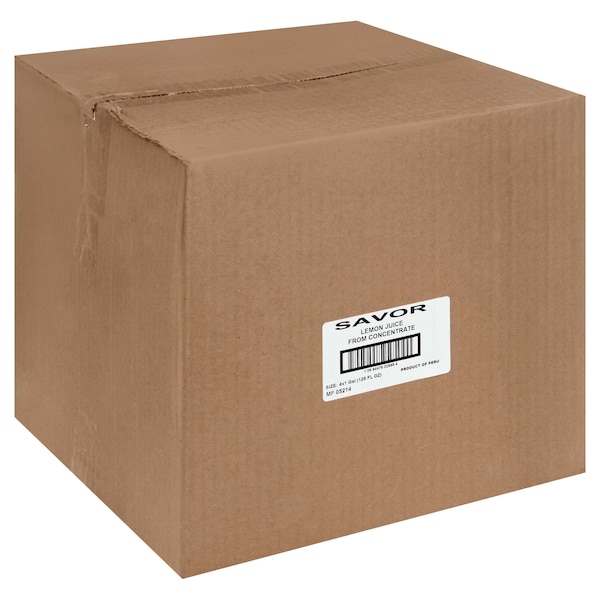 Savor Imports Savor Imports Lemon Juice - 1 gal., PK4 - 538604