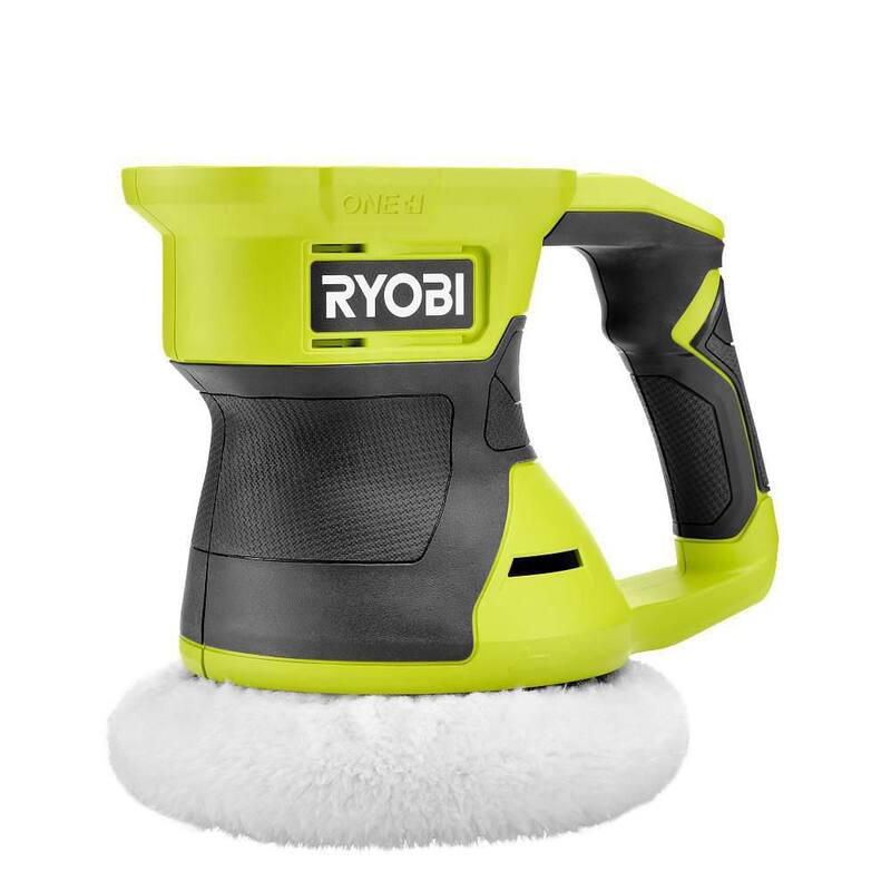 RYOBI ONE+ 18V Inalámbrico 6 pulgadas 2 velocidades Pulidor orbital al azar con juego de Gorros de 2 piezas - PCL460B-A92201