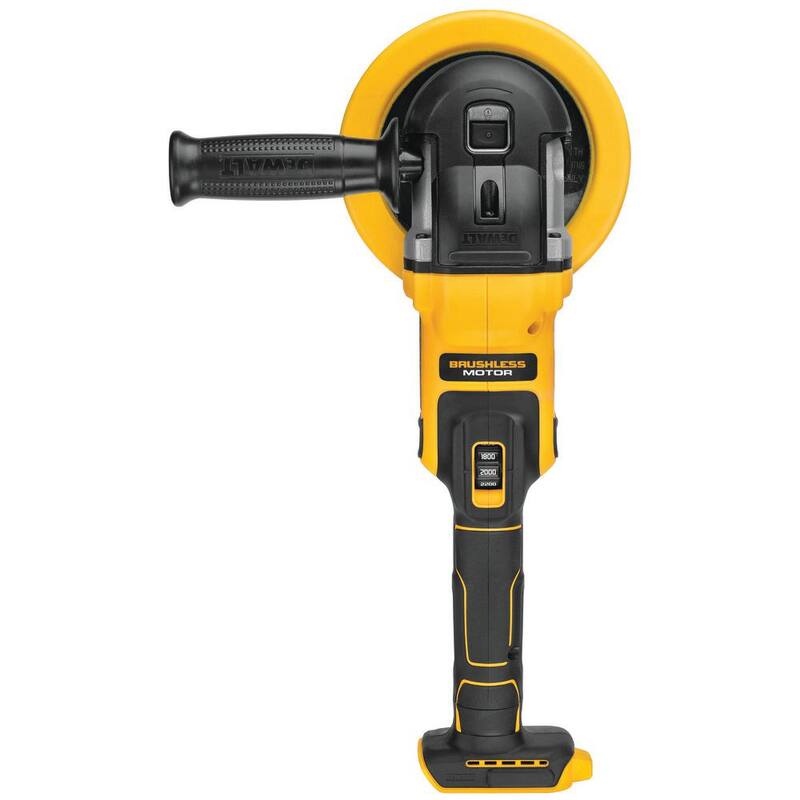 DEWALT 20V MAX XR Pulidora rotativa inalámbrica sin escobillas de 7 pulgadas con velocidad variable (Herramienta solamente) - DCM849B