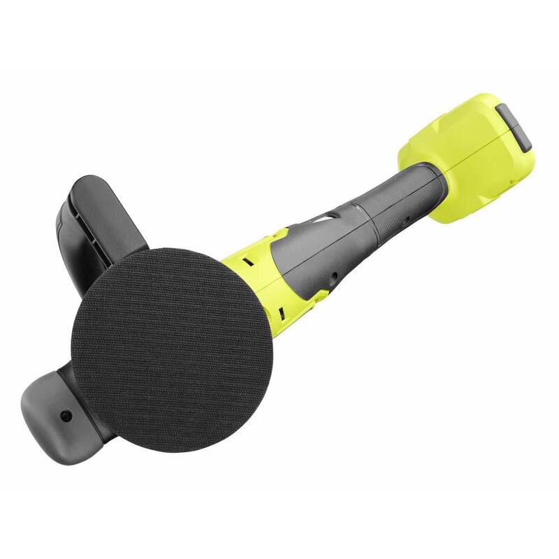 RYOBI ONE+ 18V 5 in. Pulidora de Doble Acción de Velocidad Variable (Herramienta solamente) con set de 3 almohadillas de espuma para pulidora de doble acción - PBF100B-A38DA301