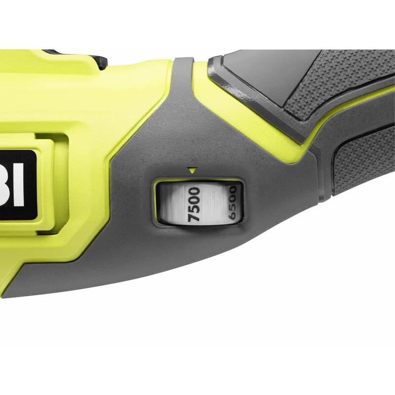 RYOBI ONE+ 18V 5 in. Pulidora de Doble Acción de Velocidad Variable (Herramienta solamente) con set de 3 almohadillas de espuma para pulidora de doble acción - PBF100B-A38DA301