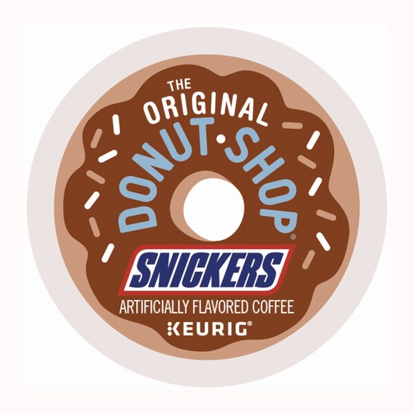 The Original Donut Shop SNICKERS Flavored Coffee K-Cups, 48PK - 5000373541