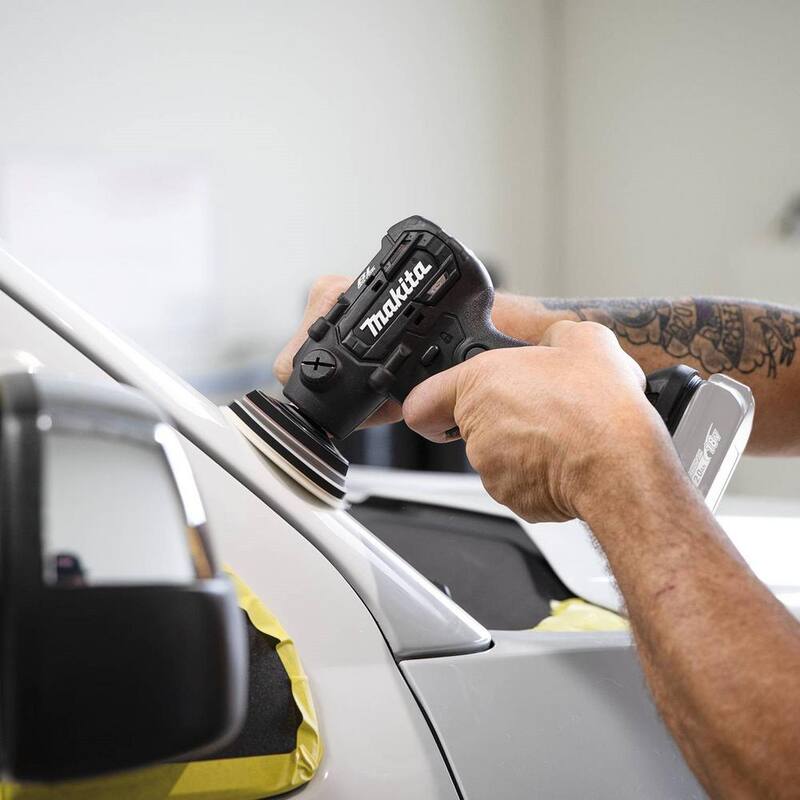 Makita 18V LXT Sub-Compact Lithium-Ion Brushless Cordless 3 in. Polisher/2 in. Sander (Herramienta Únicamente) - XVP01ZB