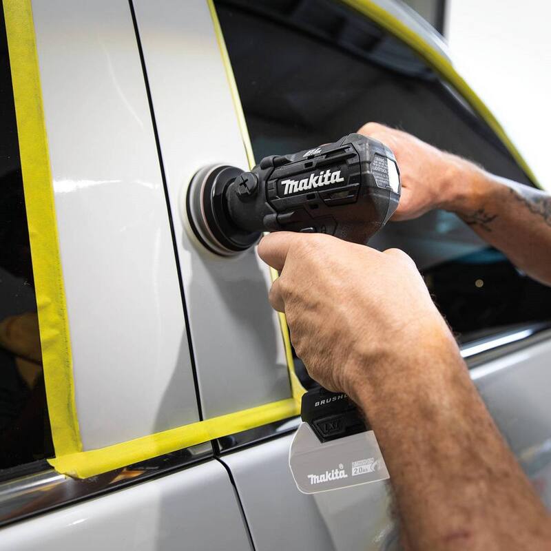 Makita 18V LXT Sub-Compact Lithium-Ion Brushless Cordless 3 in. Polisher/2 in. Sander (Herramienta Únicamente) - XVP01ZB