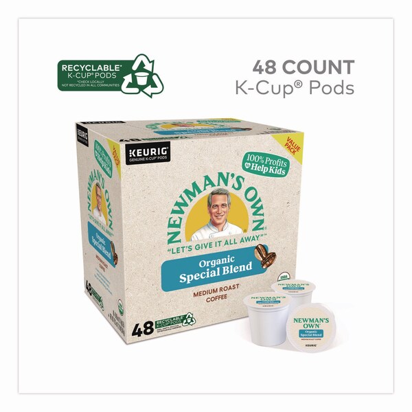 Newmans Own Organics Special Blend Coffee K-Cups, 48PK - 5000373977