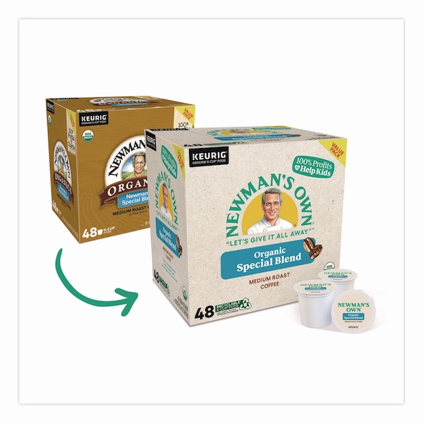 Newmans Own Organics Special Blend Coffee K-Cups, 48PK - 5000373977
