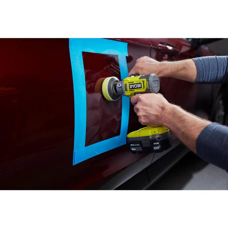 Pulidora/Lijadora detallista inalámbrica RYOBI ONE+ 18V de 3 pulgadas con velocidad variable (Herramienta solamente) - PBF102B