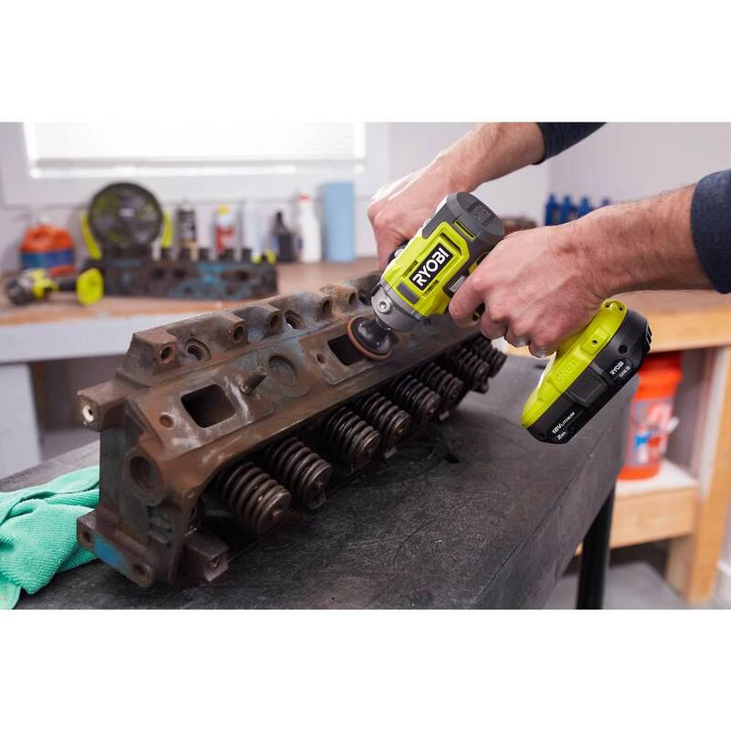 Pulidora/Lijadora detallista inalámbrica RYOBI ONE+ 18V de 3 pulgadas con velocidad variable (Herramienta solamente) - PBF102B