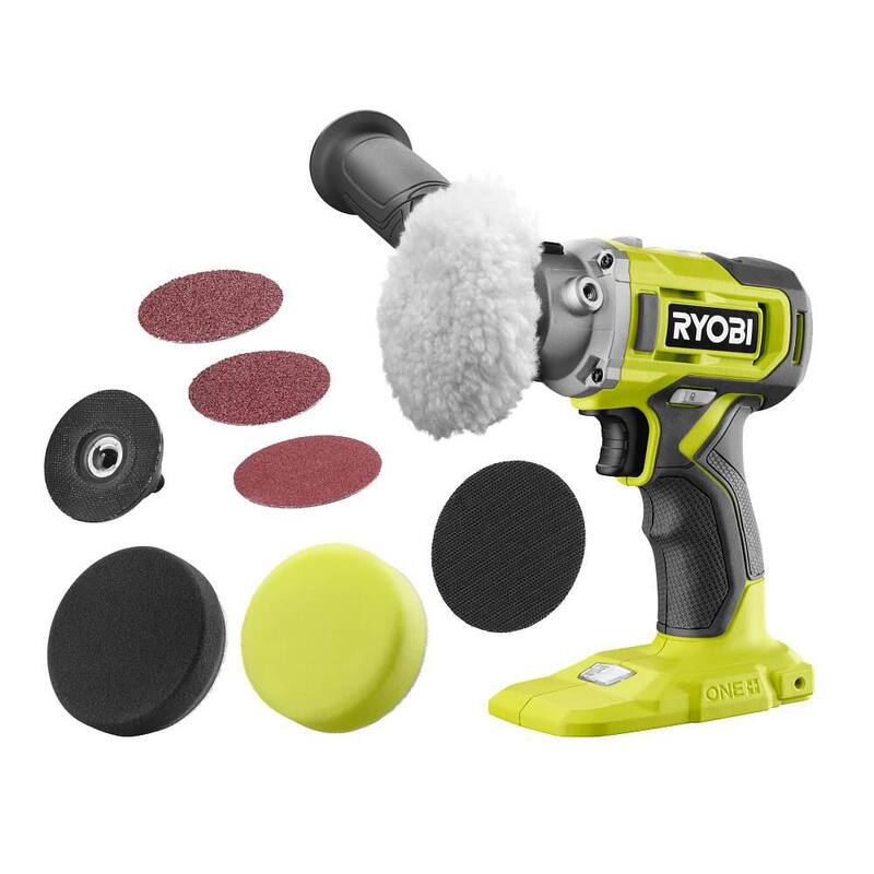 Pulidora/Lijadora detallista inalámbrica RYOBI ONE+ 18V de 3 pulgadas con velocidad variable (Herramienta solamente) - PBF102B
