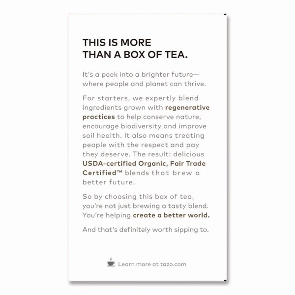 Tazo Tea Bags, Organic Earl Grey, 16PK - TAZ00352