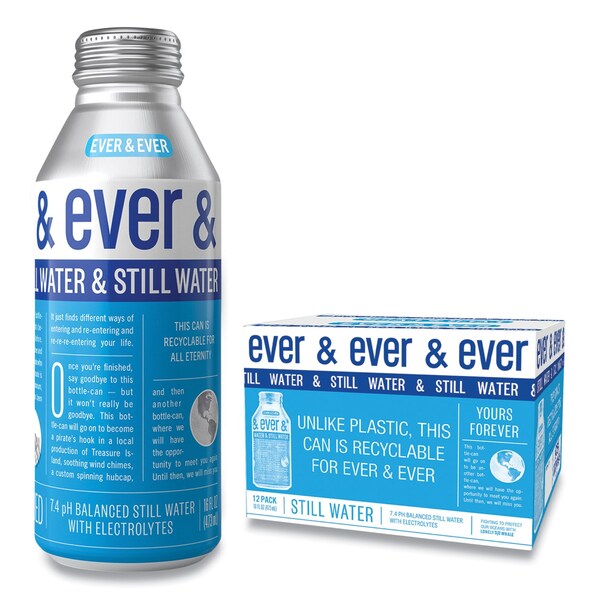 Ever & Ever Reverse Osmosis Still Water, 16 oz Bottle, 12PK - VTC00081