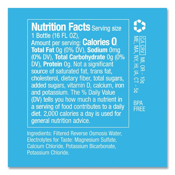 Ever & Ever Reverse Osmosis Still Water, 16 oz Bottle, 12PK - VTC00081