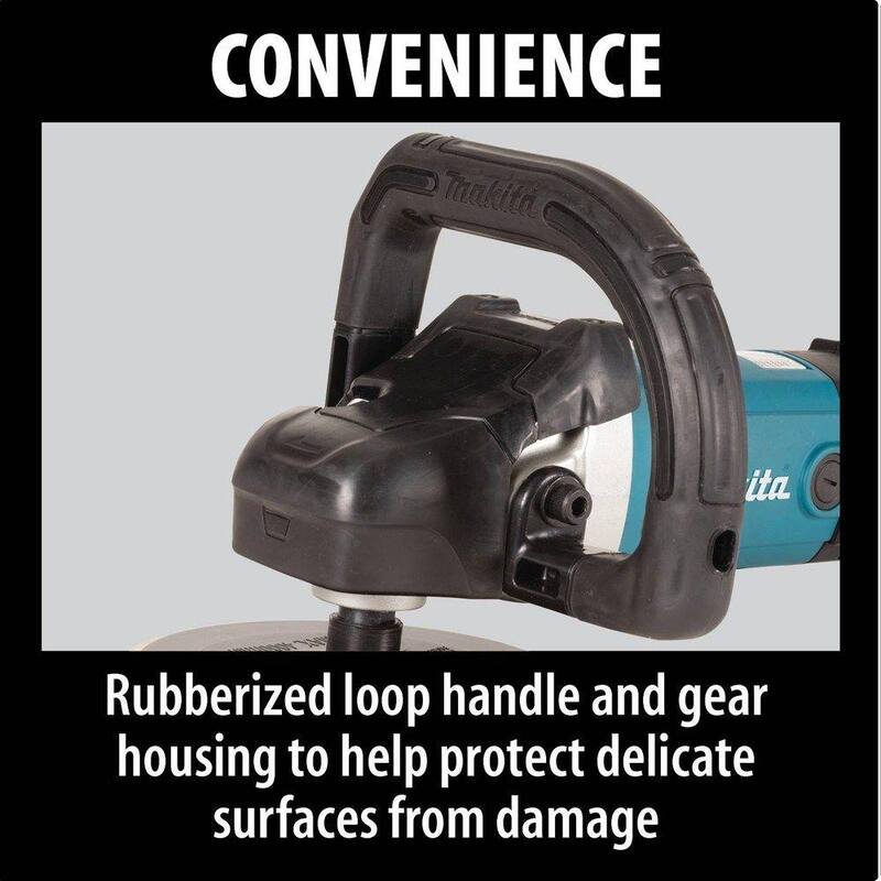 Pulidora con cable de 10 amperes y disco de 7 pulgadas - 9237C de Makita