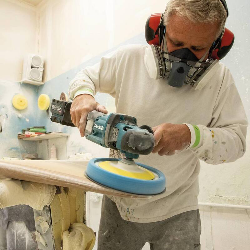 Kit de Pulidor Inalámbrico Brushless Makita 40V máx XGT de 7 pulgadas, 4.0Ah - GVP01M1