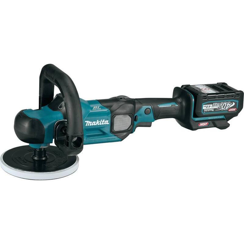 Kit de Pulidor Inalámbrico Brushless Makita 40V máx XGT de 7 pulgadas, 4.0Ah - GVP01M1