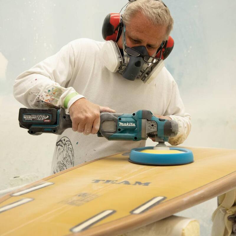Kit de Pulidor Inalámbrico Brushless Makita 40V máx XGT de 7 pulgadas, 4.0Ah - GVP01M1