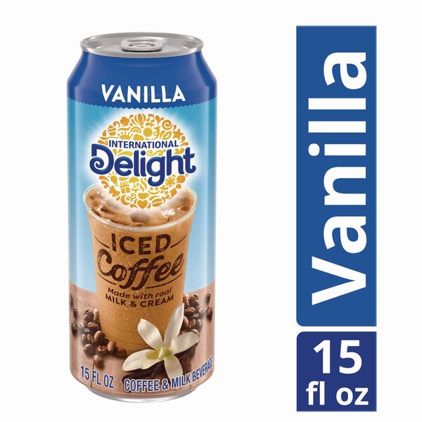 International Delight Iced Coffee, Vanilla, 15 oz Can, 12PK - WWI07823