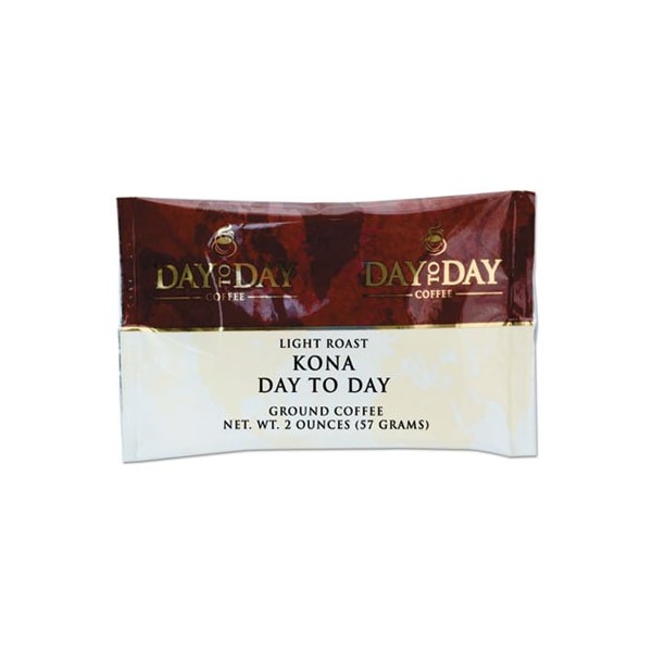 Papanicholas Coffee Day-to-Day, 100% Pure Coffee, Kona Blend, 2 Oz Pack, 42PK - 22003