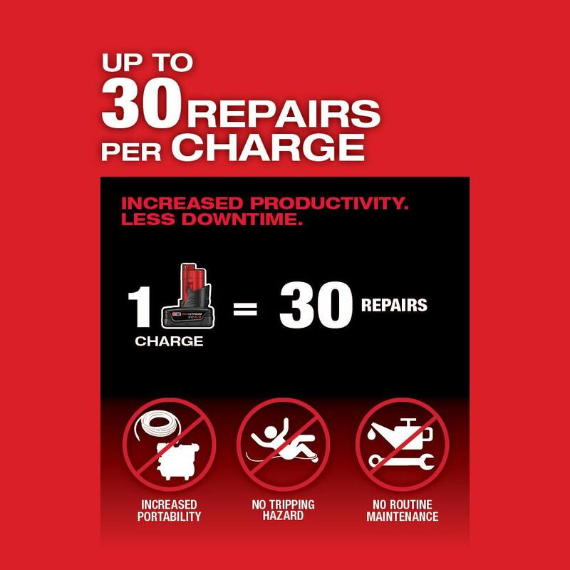 Milwaukee M12 FUEL 12V Lithium-Ion Brushless Low Speed Tire Buffer (Herramienta solamente) - 2409-20