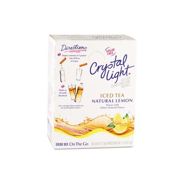 Five Star Distributors CrystalLig, On The Go, Iced Tea, .16oz Packets, 30PK - 00757