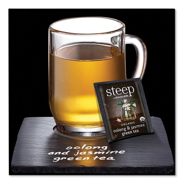 Bigelow Steep Tea, Oolong and Jasmine Green, 0.06 oz Tea Bag, 20PK - RCB17714