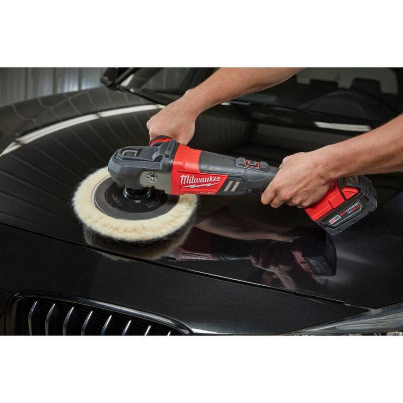 Milwaukee M18 FUEL Pulidora inalámbrica sin escobillas de 18V con batería de 5.0 Ah - 2738-20-48-11-1850