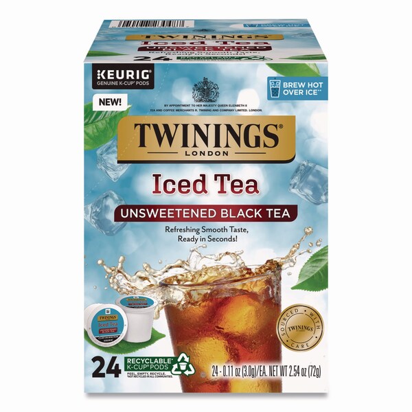 Twinings Iced Tea K-Cups, Unsweetened Black, 24PK - TNA23048