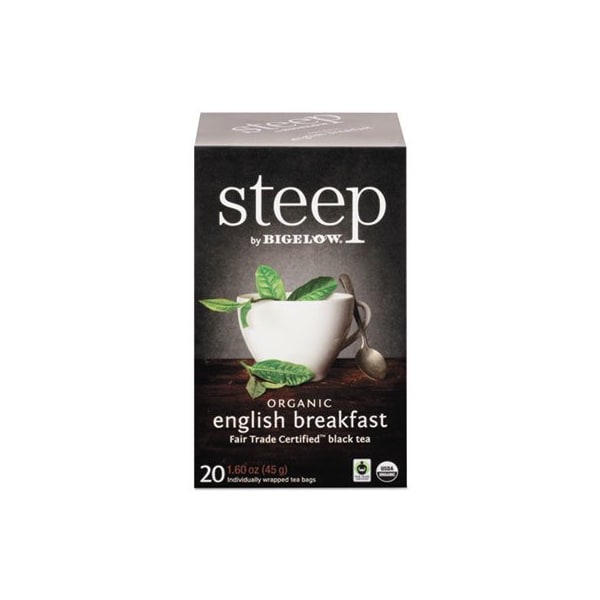 Bigelow Tea Co Bigelow, Steep Tea, English Breakfast, 1.6 Oz Tea Bag, 20PK - 17701