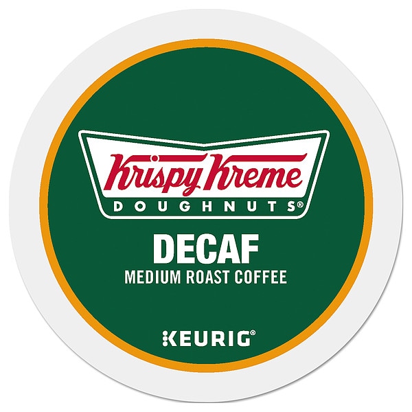 Krispy Kreme Doughnuts Coffee, Classic Decaf, Pod, Decaffeinated, Ground, 7.92 oz, 24 PK - 6111