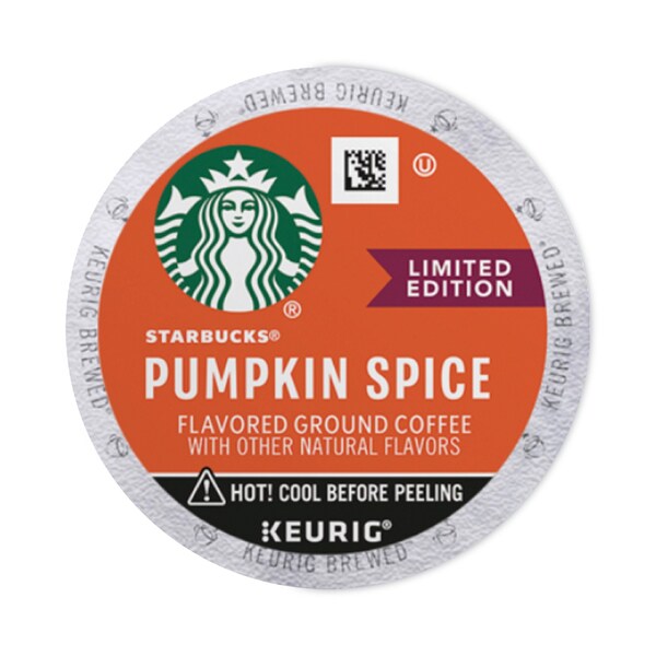 Starbucks Pumpkin Spice Coffee, K-Cups, PK88, 88PK - 12412028