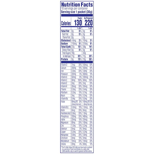 Carnation Carnation French Vanilla Breakfast Essentials Drink Mix 12.6 oz., PK6 - 10050000530622