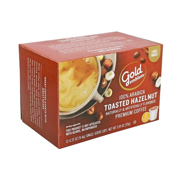 Gold Emblem Gold Emblem Single Cup Hazelnut Coffee, PK72 - 17G69901377