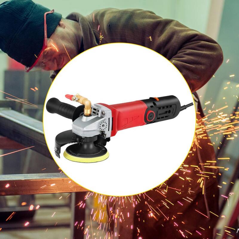 Pulidora/Herramienta Húmeda Nueva VEVOR 7A con Cable de 4 y 5 pulgadas. Amoladora Lijadora Pulidora con Adaptador de 59 pulgadas y Protector de Salpicaduras - SSPGJYPJT110VW7XLV1