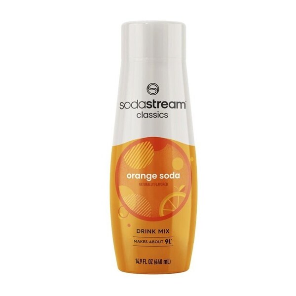 Sodastream Classics Soda Drink Mix, Water, Orange, 14.9 fl-oz Bottle - 1424224012