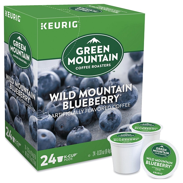 Green Mountain Coffee Coffee, Wild Mountain Blueberry™, Pod, Caffeinated, Ground, 1.98 lb, 96 PK - 6783