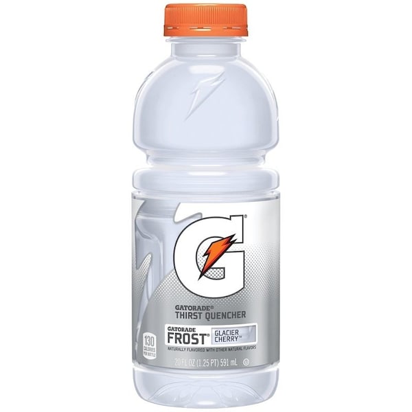 Gatorade Sports Drink, Liquid, Glacier Cherry Flavor, 20 oz Bottle - 10247