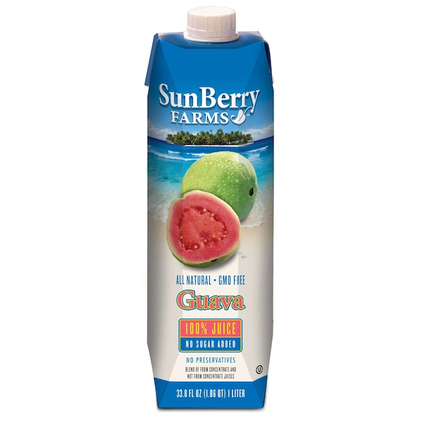 Sunberry Farms Guava 100% Juice 33.81 fl. oz., PK12 - 004082-1