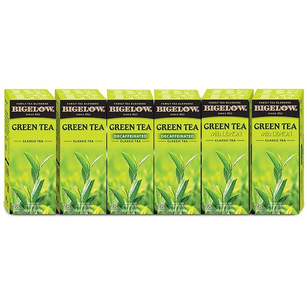 Bigelow Tea, Bags, Assorted, Green Tea, PK168 - 10578